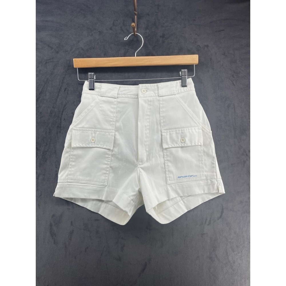 VTG Sportif USA Women's 12 ESPA Plus White Stretch Utility Shorts